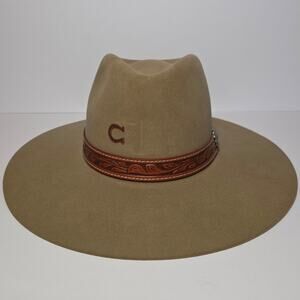 Charlie 1 Horse LORI 10X Premier Felt Hat Fawn Sz 7 CFLORI-40366270 Silver